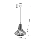 kinkiecik.pl Lampa wisząca ELZA SL.0641 SOLLUX LIGHTING