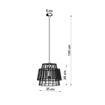kinkiecik.pl Lampa wisząca GATE SL.0663 SOLLUX LIGHTING