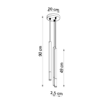 kinkiecik.pl Lampa wisząca MOZAICA 3P SL.0893 SOLLUX LIGHTING