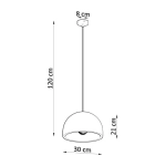kinkiecik.pl Lampa wisząca PABLITO SL.0847 SOLLUX LIGHTING