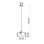 kinkiecik.pl Lampa wisząca TULIP SL.0666 SOLLUX LIGHTING