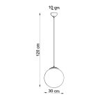 kinkiecik.pl Lampa wisząca UGO 30 SL.0716 SOLLUX LIGHTING