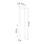 kinkiecik.pl Lampa wisząca WEZYR 2 SL.0961 SOLLUX LIGHTING