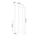 kinkiecik.pl Lampa wisząca WEZYR 3 SL.0962 SOLLUX LIGHTING