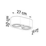 kinkiecik.pl Plafon BASIC 2 SL.0914 SOLLUX LIGHTING