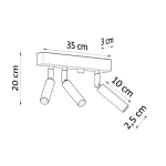 kinkiecik.pl Plafon EYETECH 3 SL.0899 SOLLUX LIGHTING
