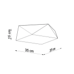 kinkiecik.pl Plafon HEXA 35 SL.0689 SOLLUX LIGHTING