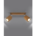kinkiecik.pl Plafon KEKE 2 dąb SL.1036 SOLLUX LIGHTING