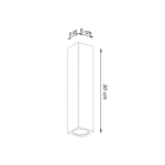 kinkiecik.pl Plafon KEKE 30 dąb SL.1041 SOLLUX LIGHTING
