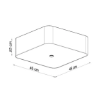 kinkiecik.pl Plafon LOKKO 45 SL.0776 SOLLUX LIGHTING