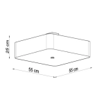 kinkiecik.pl Plafon LOKKO 55 SL.0825 SOLLUX LIGHTING