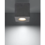 kinkiecik.pl Plafon QUAD beton SL.0489 SOLLUX LIGHTING
