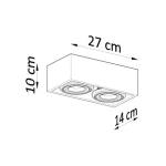 kinkiecik.pl Plafon QUATRO 2 SL.0916 SOLLUX LIGHTING