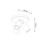 kinkiecik.pl Plafon RING 3P SL.1015 SOLLUX LIGHTING