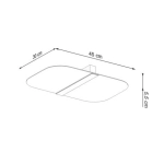 kinkiecik.pl Plafon SALIA SL.1005 SOLLUX LIGHTING