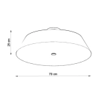 kinkiecik.pl Plafon VEGA 70 SL.0822 SOLLUX LIGHTING