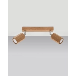kinkiecik.pl Plafon ZEKE 2 dąb SL.1029 SOLLUX LIGHTING