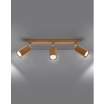 kinkiecik.pl Plafon ZEKE 3 dąb SL.1030 SOLLUX LIGHTING