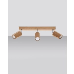 kinkiecik.pl Plafon ZEKE 3 dąb SL.1030 SOLLUX LIGHTING