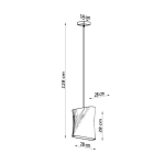 kinkiecik.pl Lampa wisząca BLUM 1 SL.0770 SOLLUX LIGHTING