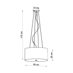 kinkiecik.pl Lampa wisząca OTTO 50 SL.0744 SOLLUX LIGHTING