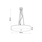 kinkiecik.pl Lampa wisząca SKALA 90 SL.0805 SOLLUX LIGHTING
