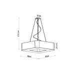 kinkiecik.pl Lampa wisząca URANO 80 SL.0827 SOLLUX LIGHTING