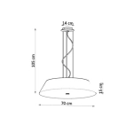 kinkiecik.pl Lampa wisząca VEGA 70 SL.0820 SOLLUX LIGHTING