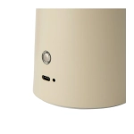 Przenośna lampa stołowa Faye - DFTP, Moodmaker™, port USB, beżowa 2420155009