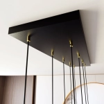 Lampa wisząca SELTER 9 GOLD 1332/9 EMIBIG Lighting