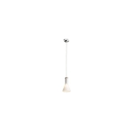 PULIRE CON wisząca szkło opalowe/drewno/chrom 230V E14 28W R12663 Rendl light studio