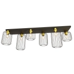 Lampa sufitowa BARN 6 BL GOLD 1366/6 EMIBIG Lighting