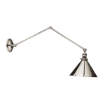 Lampa sufitowa/ścienna Provence – 1 źródło światła – Polerowany nikiel PV-GWP-PN Elstead Lighting