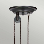 Lampa wisząca z regulacją długości Provence – 1 źródło światła – Stary brąz PV-P-OB Elstead Lighting