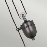 Lampa wisząca z regulacją długości Provence – 1 źródło światła – Stary brąz PV-P-OB Elstead Lighting