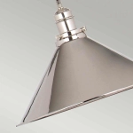 Lampa wisząca z regulacją długości Provence – 1 źródło światła – Polerowany nikiel PV-P-PN Elstead Lighting
