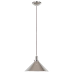 kinkiecik.pl Lampa wisząca Provence – 1 źródło światła – Polerowany nikiel PV-SP-PN Elstead Lighting