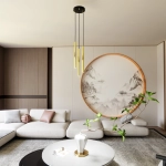 Lampa wisząca SELTER 3 PREMIUM GOLD 1332/3PREM EMIBIG Lighting