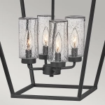 Latarnia wisząca Alford Place – 4 źródła światła – Czarna QN-ALFORD-PLACE-4P-MB IP44 Elstead Lighting