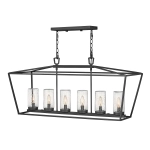 kinkiecik.pl Latarnia wisząca Alford Place – 6 źródeł światła – Czarna QN-ALFORD-PLACE-6P-MB IP44 Elstead Lighting