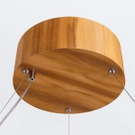 Lampa wisząca LED Angular QN-ANGULAR-RING-LED-80-TEAK Elstead Lighting