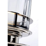 Lampa stołowa Arno – 1 źródło światła – Polerowany nikiel i przydymione szkło QN-ARNO-SMOKE-PN Elstead Lighting