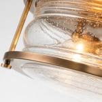Plafon Ashlandbay – 2 źródła światła – Naturalny mosiądz QN-ASHLANDBAY-F-NBR-BATH Elstead Lighting