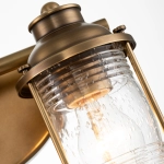 Kinkiet Ashlandbay – 2 źródła światła – Naturalny mosiądz QN-ASHLANDBAY2-NBR-BATH Elstead Lighting
