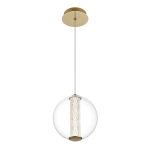 Lampa wisząca Atomo – 1 źródło światła – Złoty QN-ATOMO-1P-BG Elstead Lighting