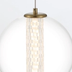 Lampa wisząca Atomo – 1 źródło światła – Złoty QN-ATOMO-1P-BG Elstead Lighting