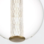 Lampa wisząca Atomo – 1 źródło światła – Złoty QN-ATOMO-1P-BG Elstead Lighting