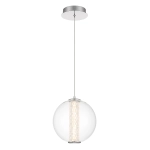 Lampa wisząca Atomo – 1 źródło światła – Polerowany chrom QN-ATOMO-1P-PC Elstead Lighting