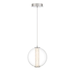 Lampa wisząca Atomo – 1 źródło światła – Polerowany chrom QN-ATOMO-1P-PC Elstead Lighting