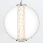 Lampa wisząca Atomo – 1 źródło światła – Polerowany chrom QN-ATOMO-1P-PC Elstead Lighting
